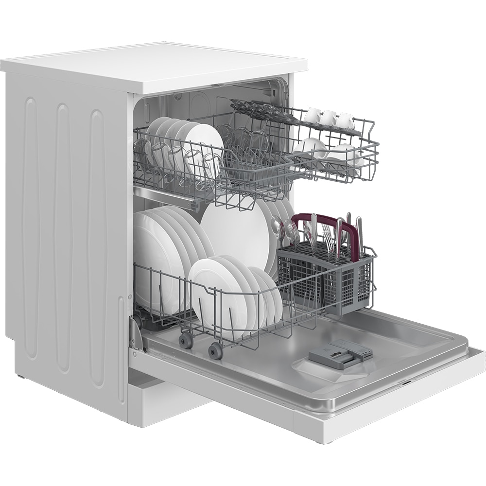Masina de spalat vase independenta ARCTIC DFN1533, 13 seturi, 5 programe, 60 cm, Clasa D, alb