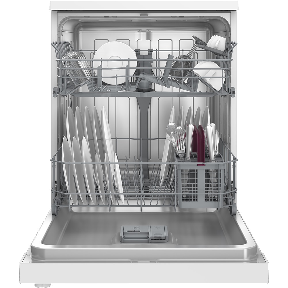 Masina de spalat vase independenta ARCTIC DFN1533, 13 seturi, 5 programe, 60 cm, Clasa D, alb