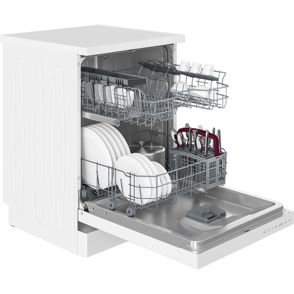Masina de spalat vase independenta ARCTIC DFN3644, 14 seturi, 6 programe, 60 cm, Clasa C, alb