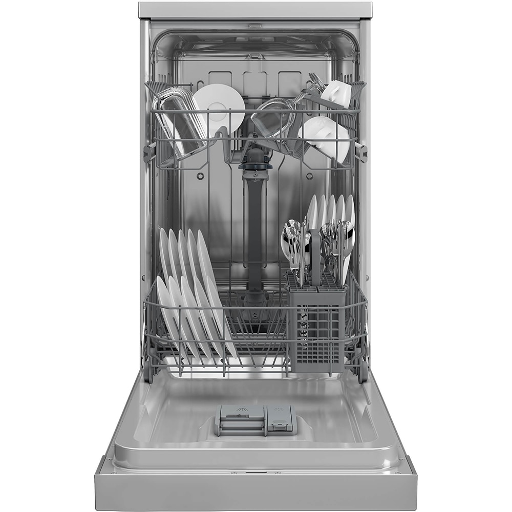 Masina de spalat vase independenta ARCTIC DFS0503, 10 seturi, 6 programe, 45 cm, Clasa D, inox 