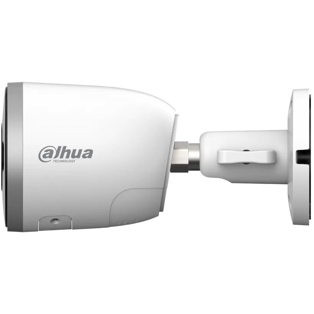 Camera IP Wireless exterior DAHUA Bullet DH-IPC-F5DP-PV-0280B, 5MP, 1620p, IP67, IR, Detectie AI, alb