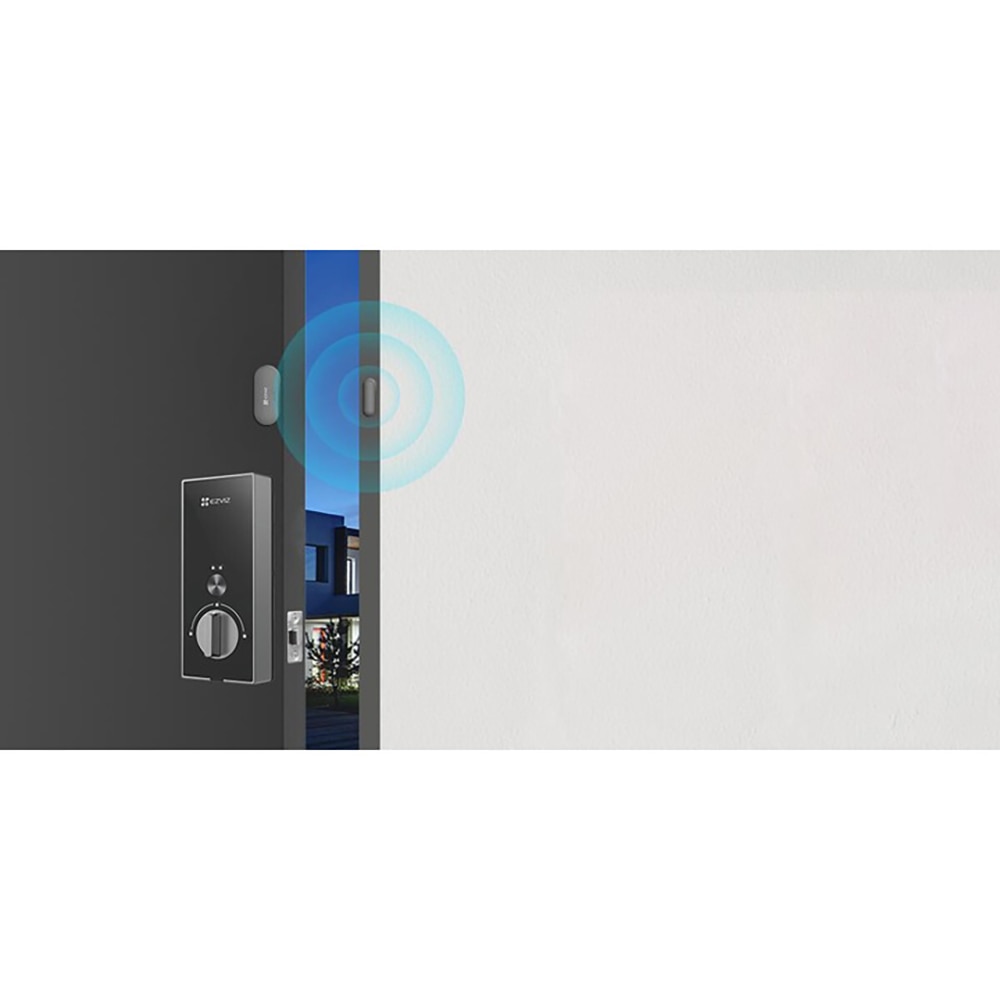 Yala inteligenta EZVIZ DL04, WiFi, cu amprenta, negru