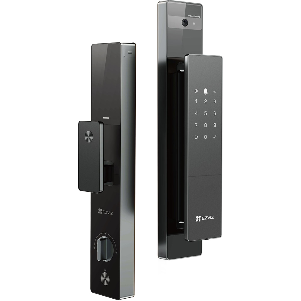 Yala inteligenta EZVIZ DL50FVS, WiFi, 5000mAh, negru