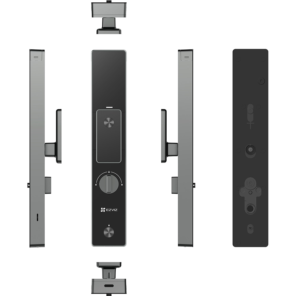 Yala inteligenta EZVIZ DL50FVS, WiFi, 5000mAh, negru