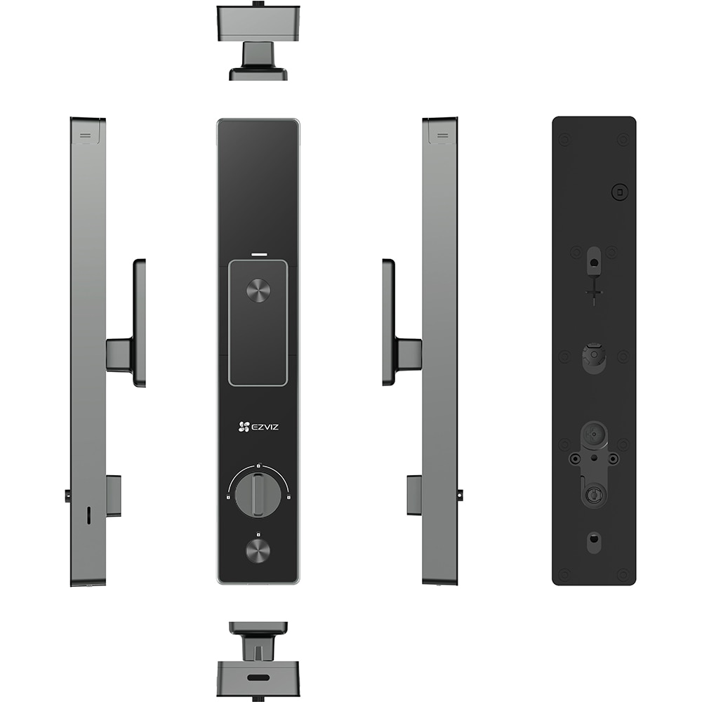 Yala inteligenta EZVIZ DL50FVS, WiFi, 5000mAh, negru