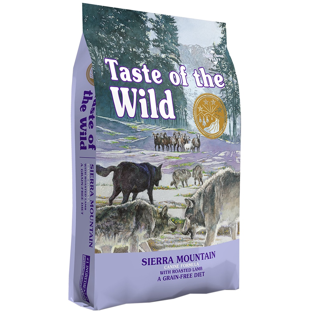 Hrana uscata pentru caini TASTE OF THE WILD Sierra Mountain, Adult, Miel, 2 kg