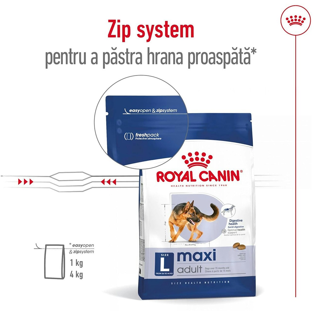 Hrana uscata pentru caini ROYAL CANIN SHN Maxi, Adult, Pasare, 15 kg
