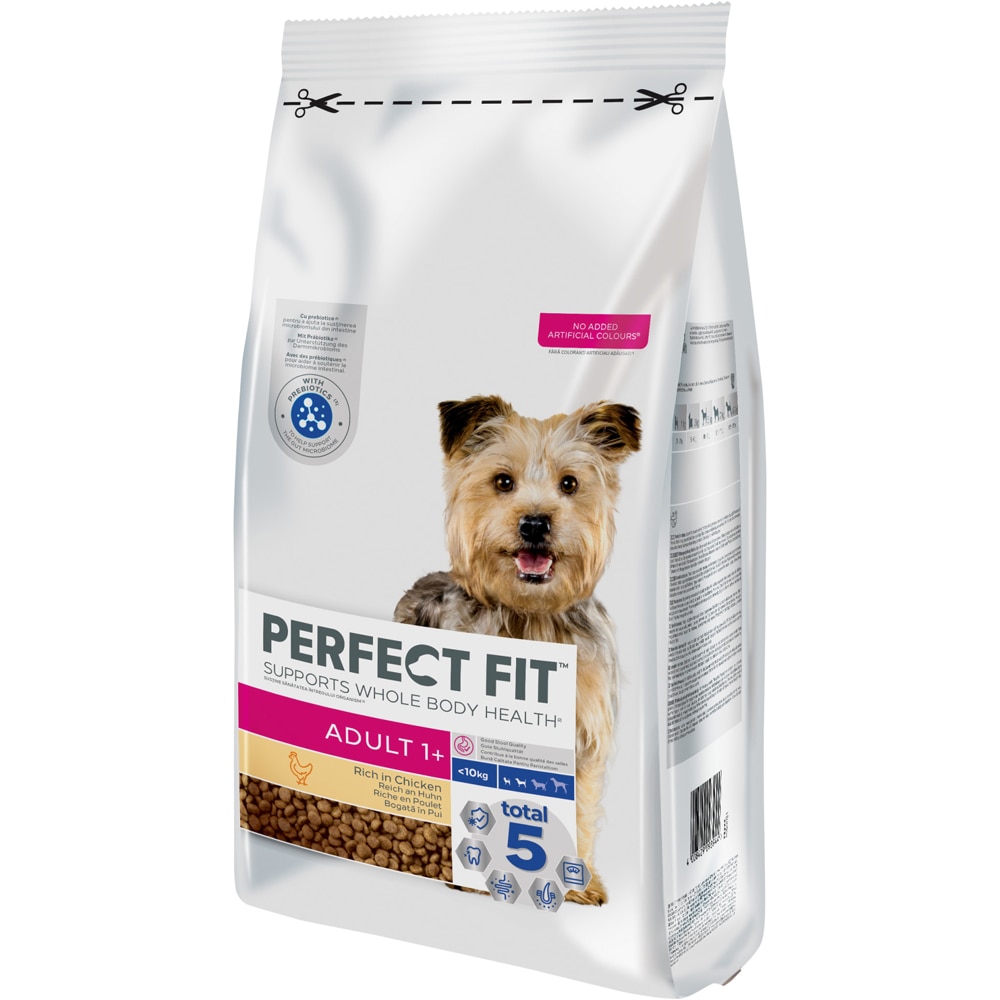 Hrana uscata pentru caini PERFECT FIT Adult 1+, Talie mica, Pui, 6 kg