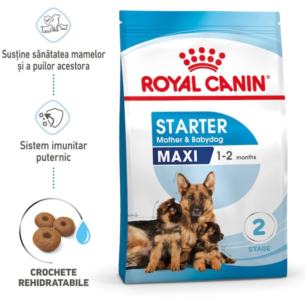 Hrana uscata pentru caini ROYAL CANIN SHN Maxi, Junior, Pasare, 4 kg
