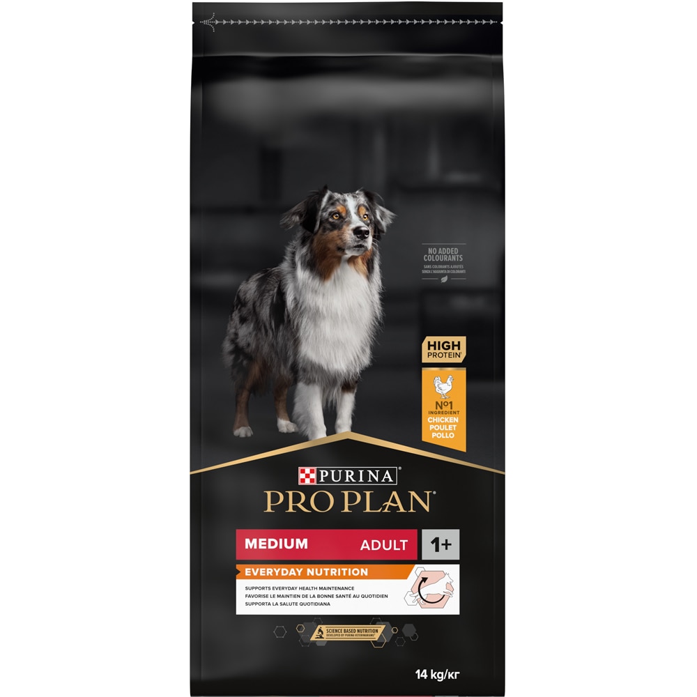 Hrana uscata pentru caini PURINA PRO PLAN Medium, Everyday Nutrition, Adult, Pui, 14 kg