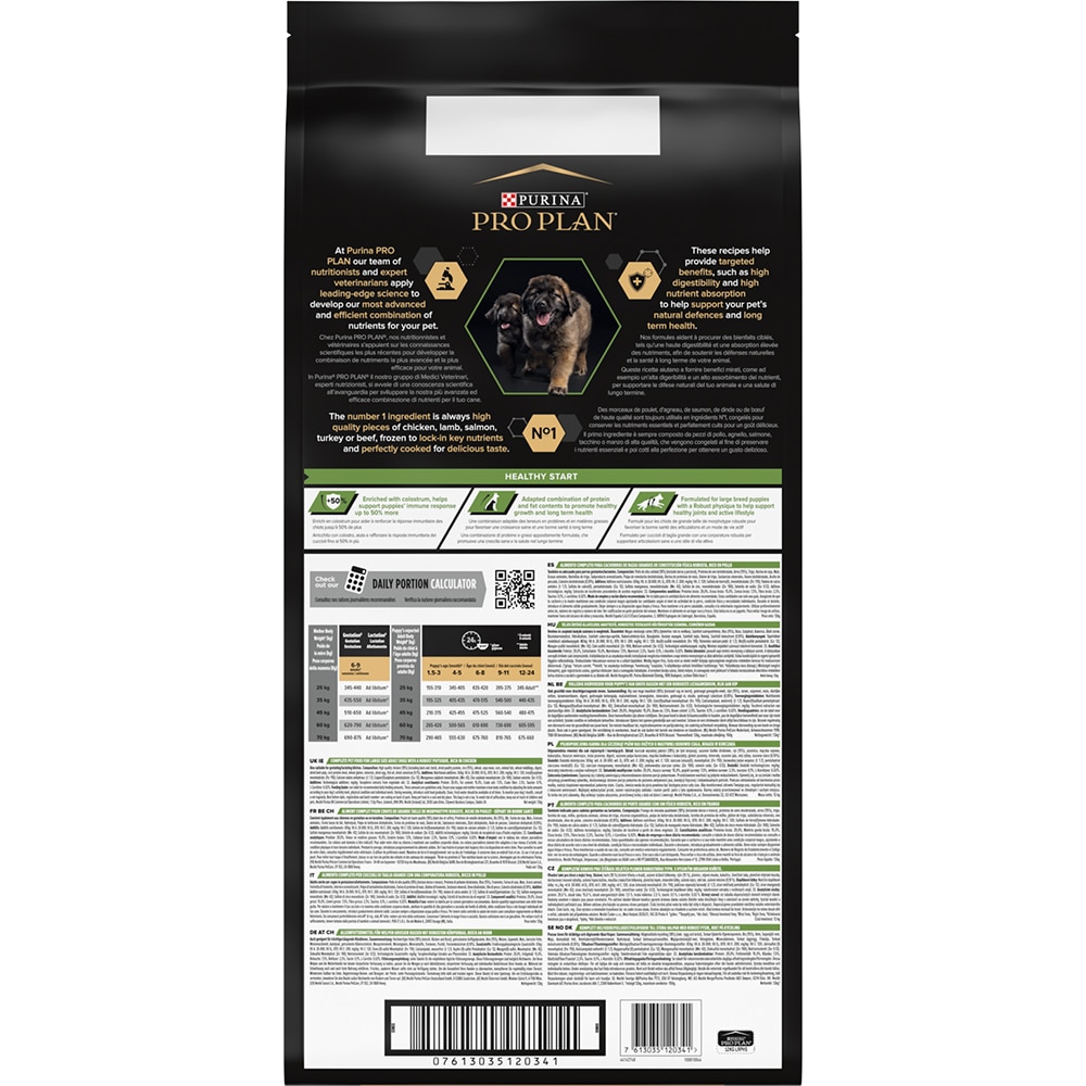 Hrana uscata pentru caini PURINA PRO PLAN Large Robust, Healthy Start, Junior, Pui, 12 kg