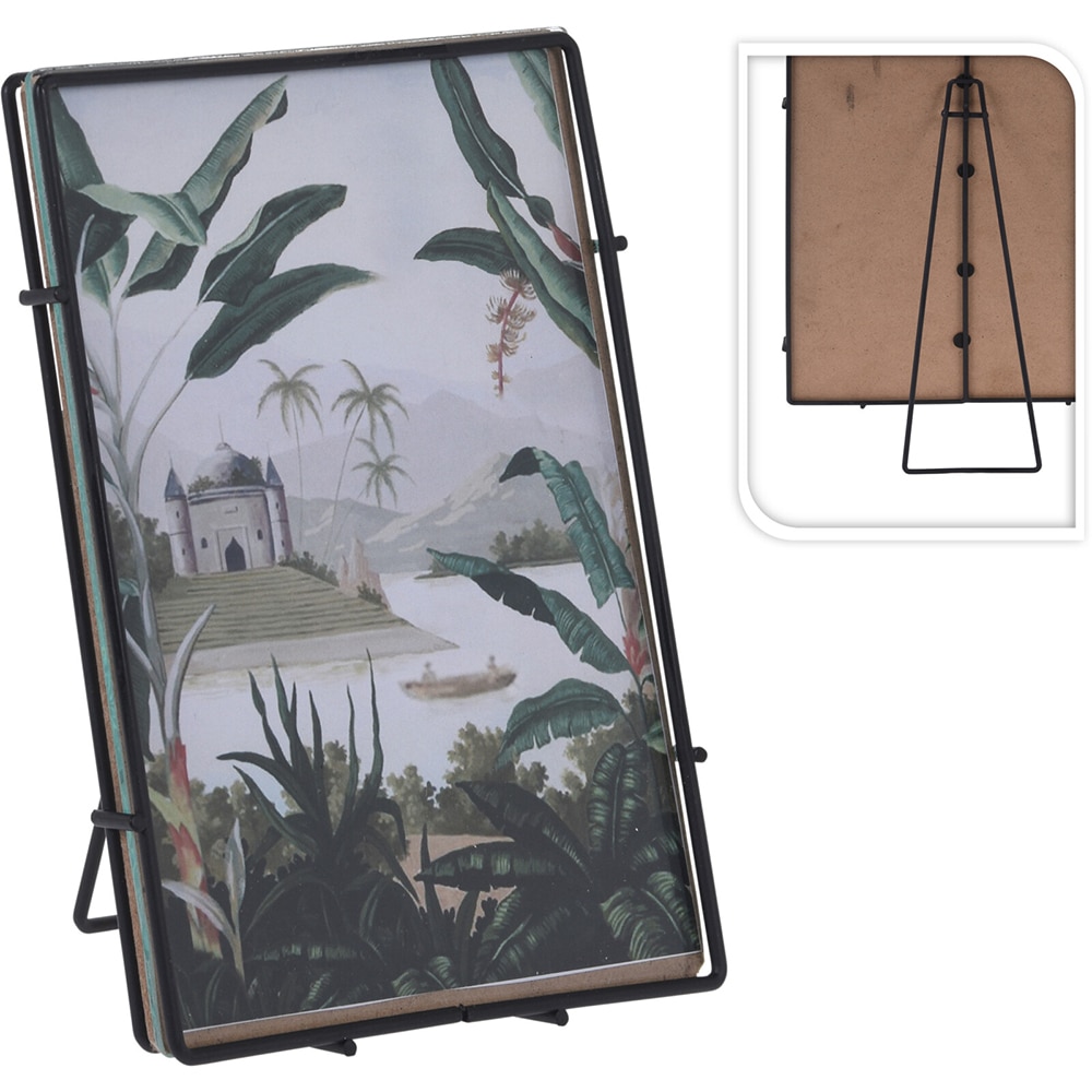 Rama foto clasica KI HZ1300560, 13 x 17.5 cm, negru