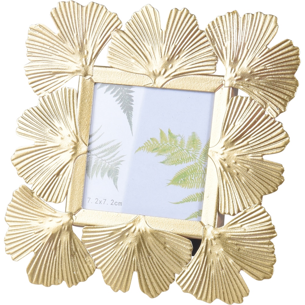 Rama foto clasica KI HZ2002510, 14.5 x 14.5 cm, auriu