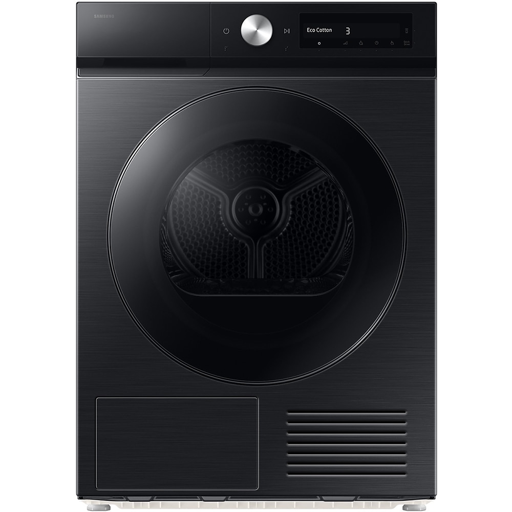 Uscator de rufe SAMSUNG DV90DB7845GBU4, Pompa de caldura, AI Control, 9 kg, 19 programe, Clasa A, Wi-Fi, negru