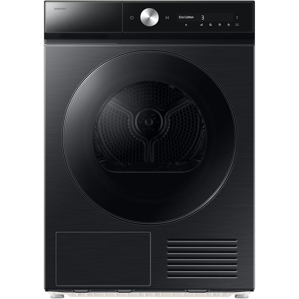 Uscator de rufe SAMSUNG DV90DB8845GBU4, Pompa de caldura, AI Control, 9 kg, 19 programe, Clasa A, Wi-Fi, negru