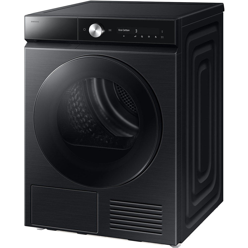 Uscator de rufe SAMSUNG DV90DB8845GBU4, Pompa de caldura, AI Control, 9 kg, 19 programe, Clasa A, Wi-Fi, negru