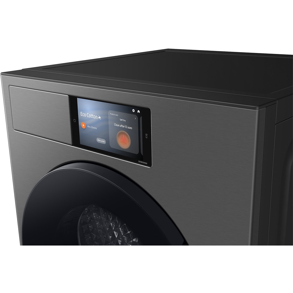 Uscator de rufe SAMSUNG DV90F09F4SU4, AI Dry+, Pompa de caldura, 9 kg, 19 programe, Clasa A, Wi-Fi, inox