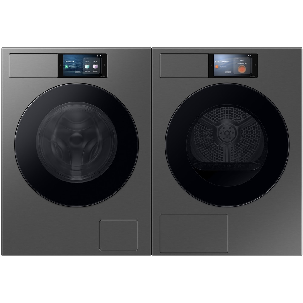 Uscator de rufe SAMSUNG DV90F09F4SU4, AI Dry+, Pompa de caldura, 9 kg, 19 programe, Clasa A, Wi-Fi, inox