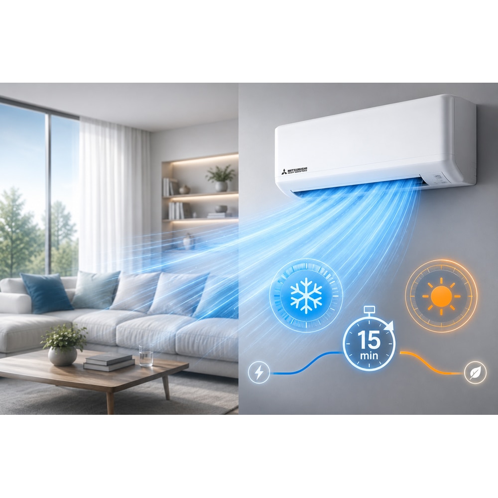 Aer conditionat MITSUBISHI HEAVY Shiro DXC/DXK09Z6-W1, 9.000 BTU, A++ / A+, WIFI, Inverter, alb