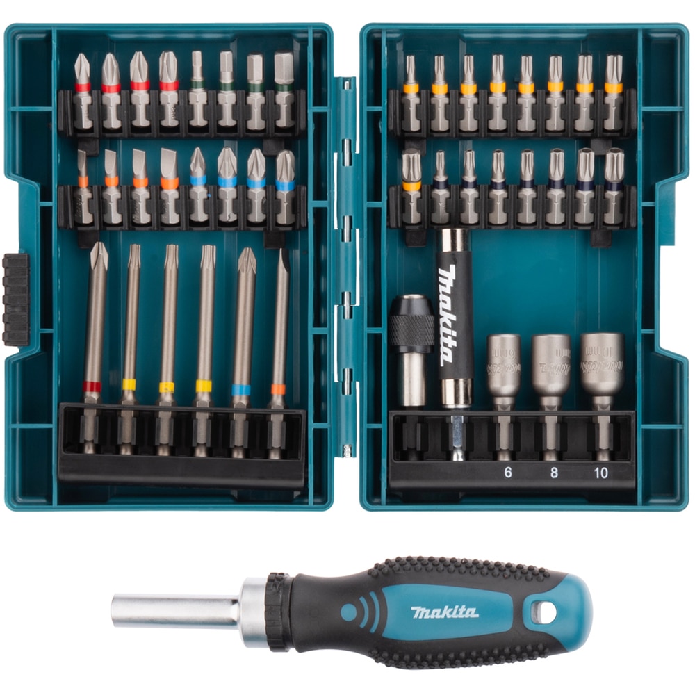 Set biti si clichet MAKITA E-25096, 44 de piese