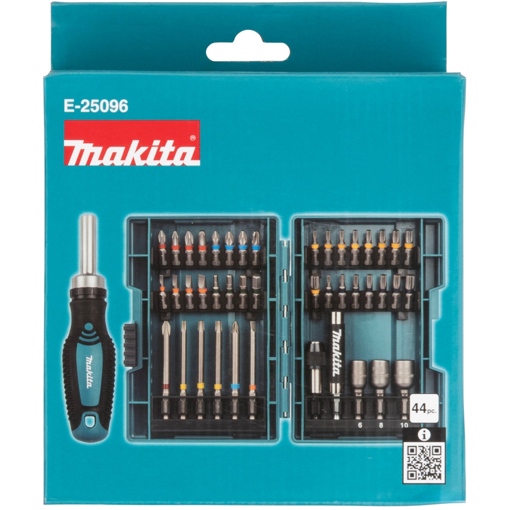 Set biti si clichet MAKITA E-25096, 44 de piese