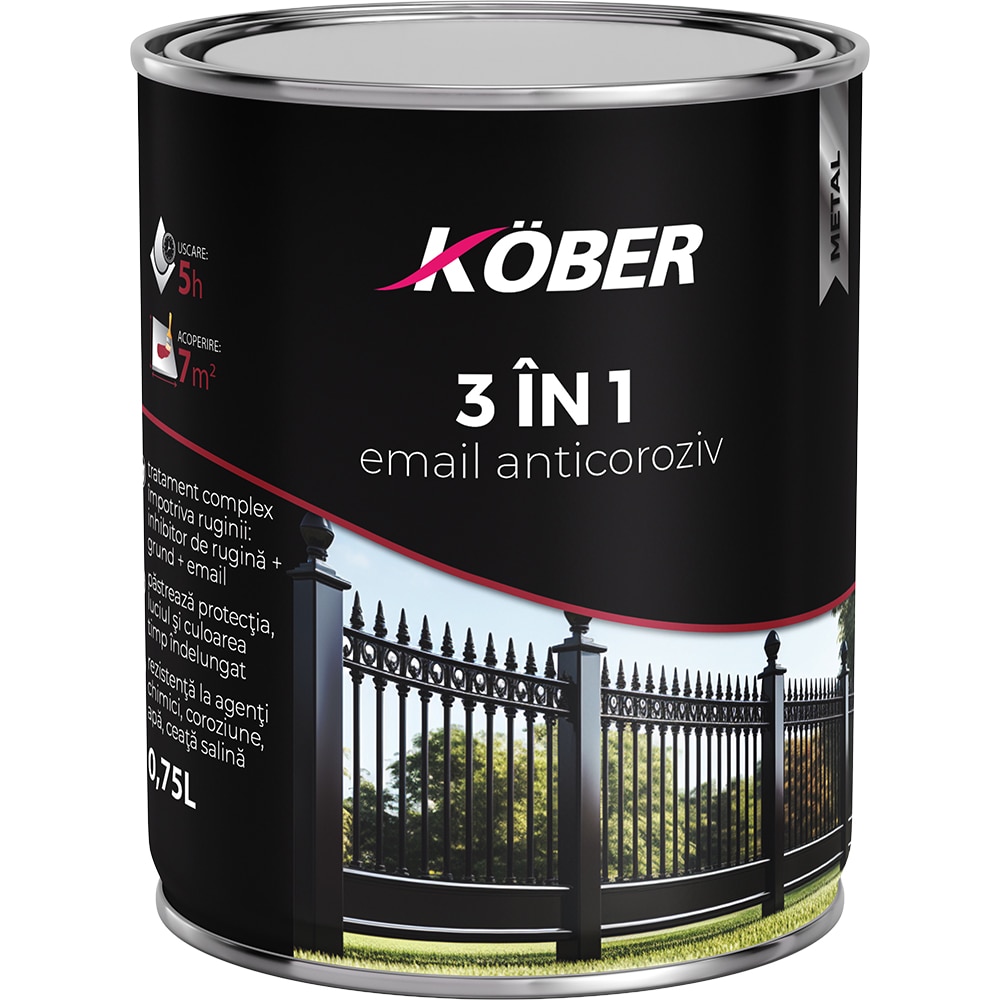 Email anticoroziv lucios New, alb, 0.75L