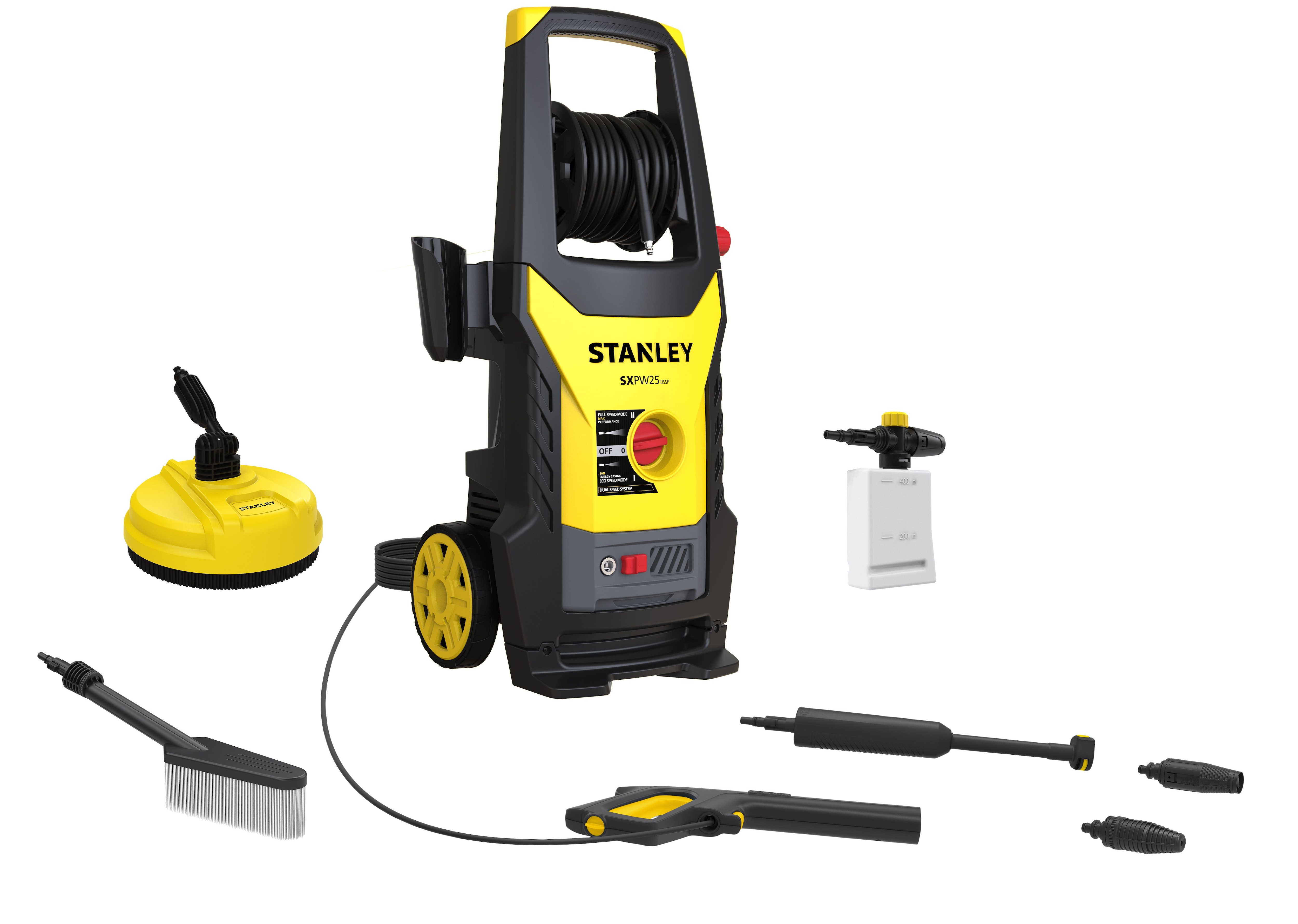 Aparat de spalat cu presiune, 2500 W, 170 bar, accesorii incluse • Stanley