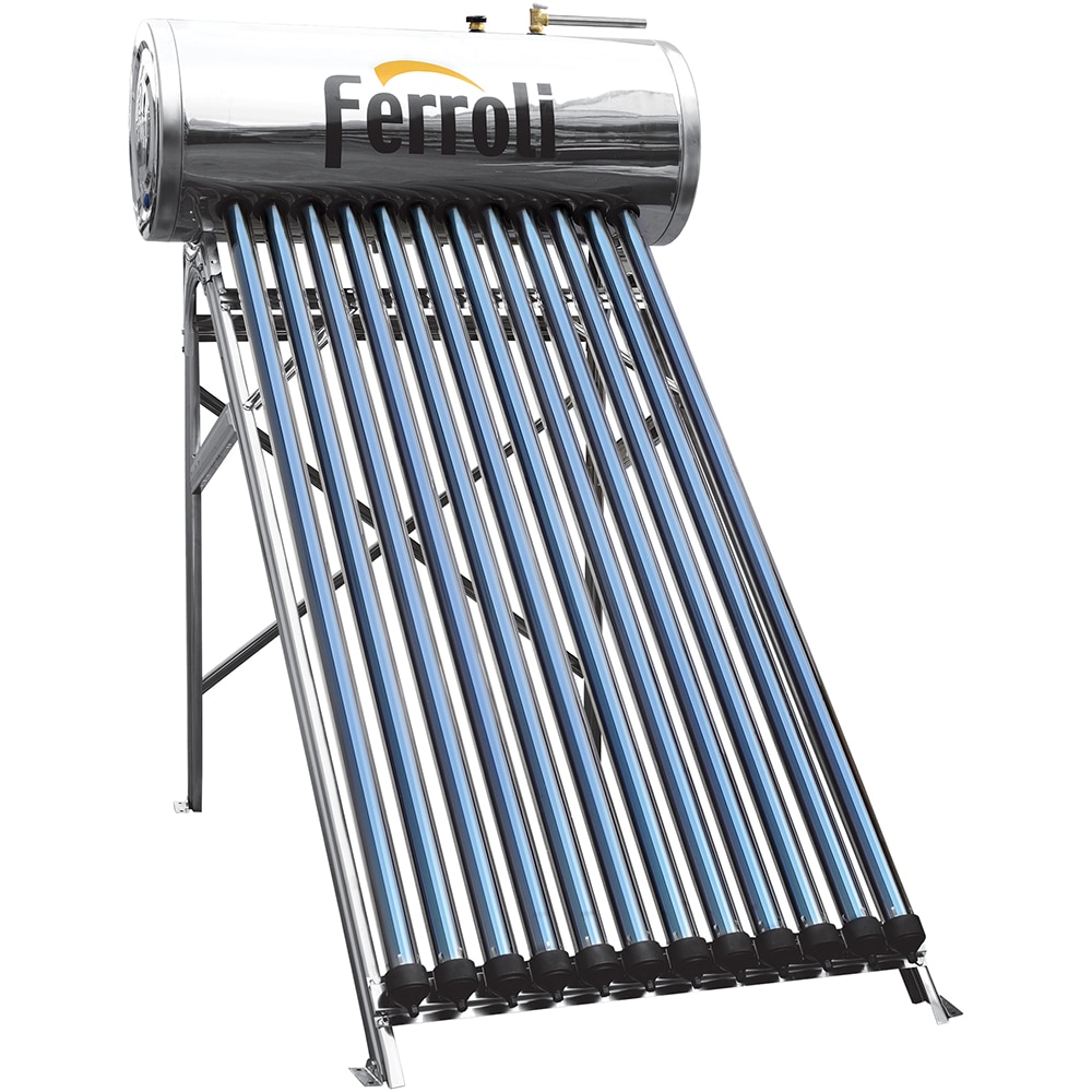 Panou solar presurizat FERROLI EcoHeat Pro, volum rezervor 120L, 12 tuburi