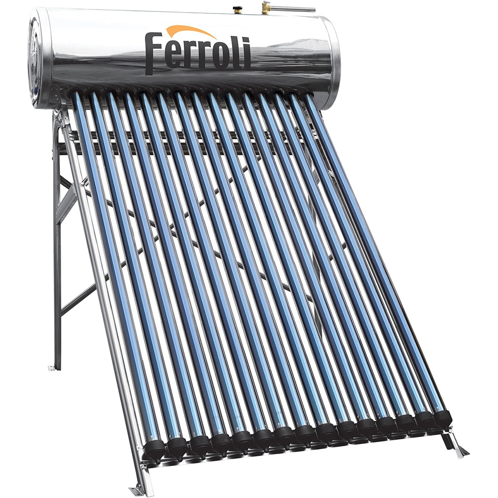Panou solar presurizat FERROLI EcoHeat Pro, volum rezervor 150L, 15 tuburi