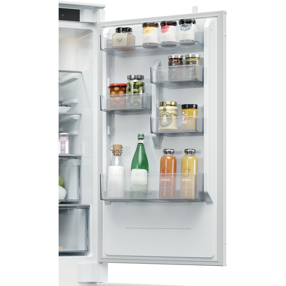 Combina frigorifica incorporabila CANDY ECNBQT3518E, Total No Frost, 251 l, H 177 cm, Clasa E