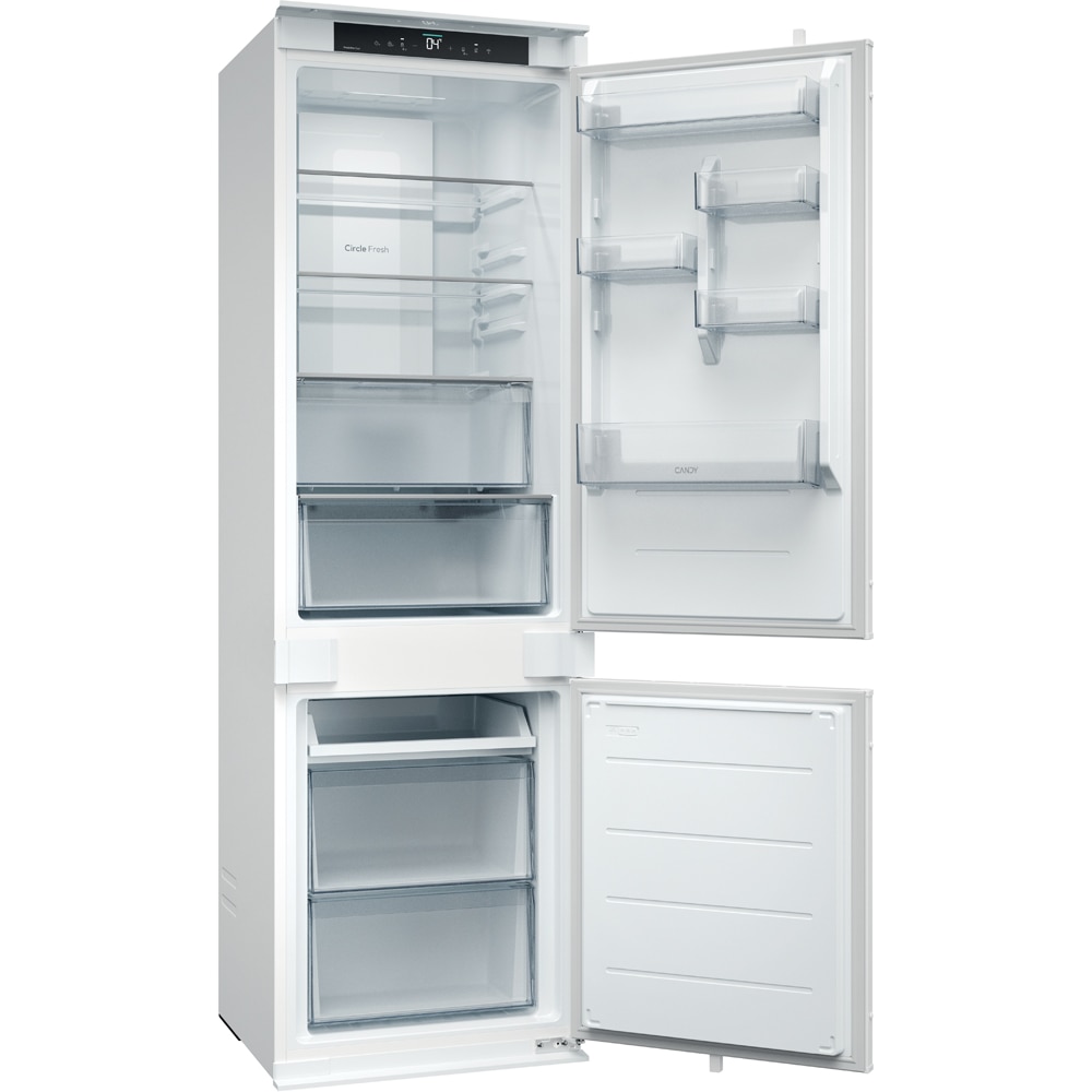 Combina frigorifica incorporabila CANDY ECNBQT3518E, Total No Frost, 251 l, H 177 cm, Clasa E