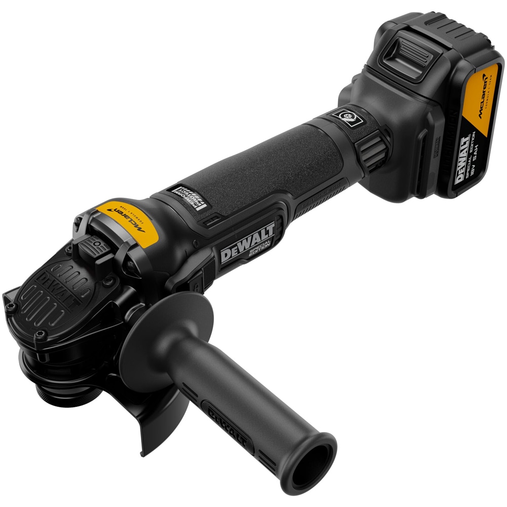 Polizor unghiular DEWALT DCG45MP2T-QW x McLaren F1 Team, 5500RPM, 2x5Ah, 125mm