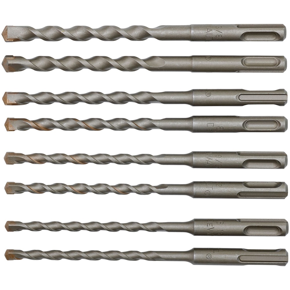 Set burghie DEWALT DT60300-QZ SDS-PLUS, 6-10 mm, 8 bucati