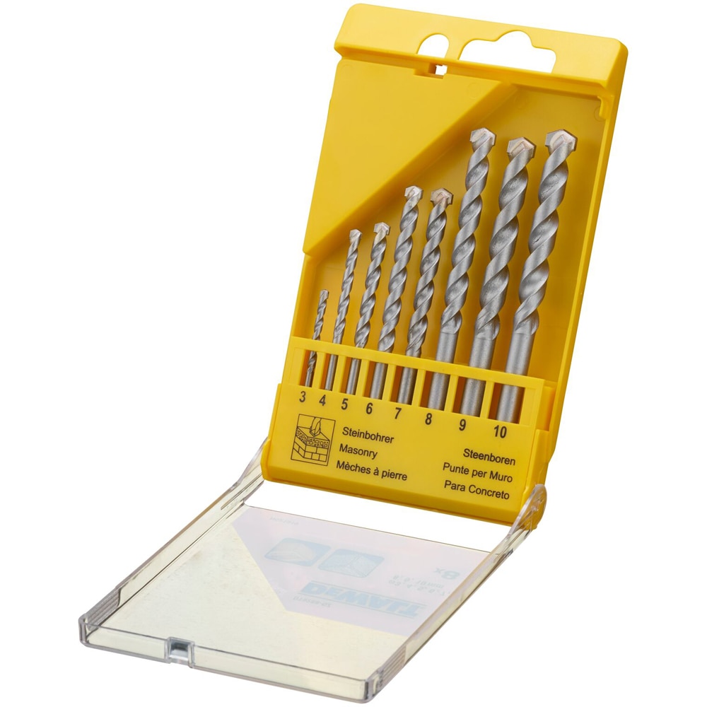 Set burghie zidarie DEWALT DT9288-QZ, 4-10 mm, 8 bucati