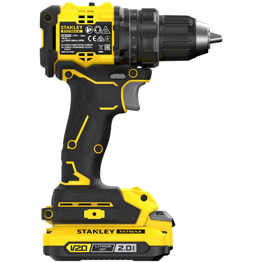 Masina de gaurit STANLEY FATMAX SFMCD714D, 18V, 1900RPM, 60Nm