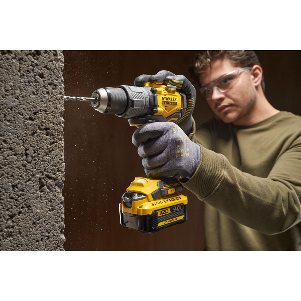 Masina de gaurit cu percutie STANLEY FATMAX SFMCD726MD, 18V, 2000RPM, 80Nm