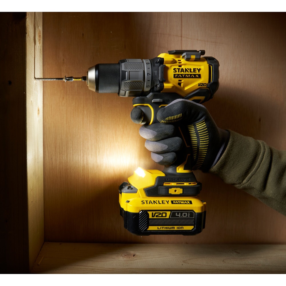 Masina de gaurit cu percutie STANLEY FATMAX SFMCD726MD, 18V, 2000RPM, 80Nm