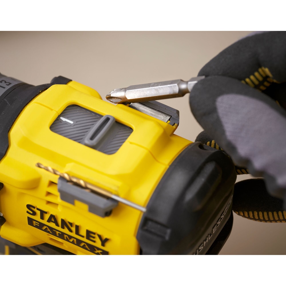 Masina de gaurit cu percutie STANLEY FATMAX SFMCD726MD, 18V, 2000RPM, 80Nm