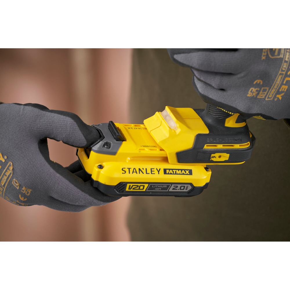 Masina de gaurit cu percutie STANLEY FATMAX SFMCD726MD, 18V, 2000RPM, 80Nm