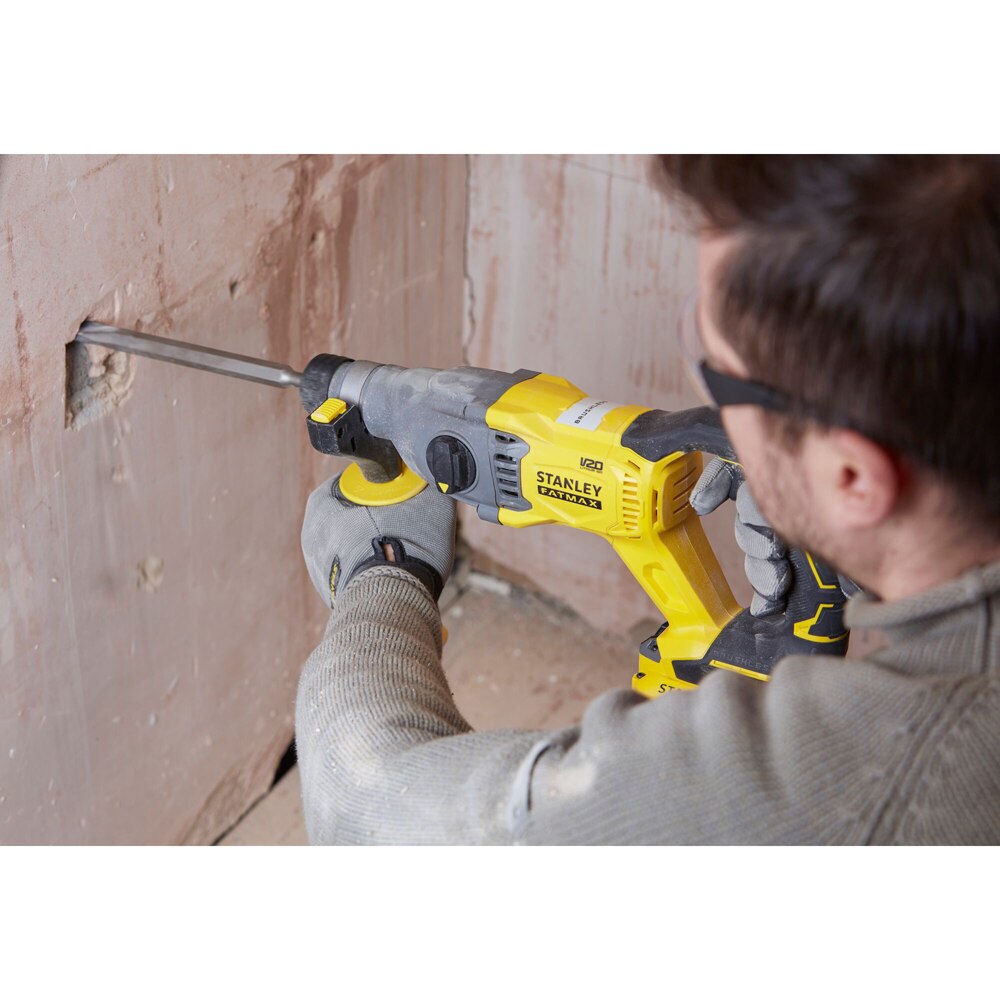 Ciocan rotopercutor STANLEY FATMAX SFMCH900M22, 2J, SDS Plus, 2 x 4Ah, 1500rpm