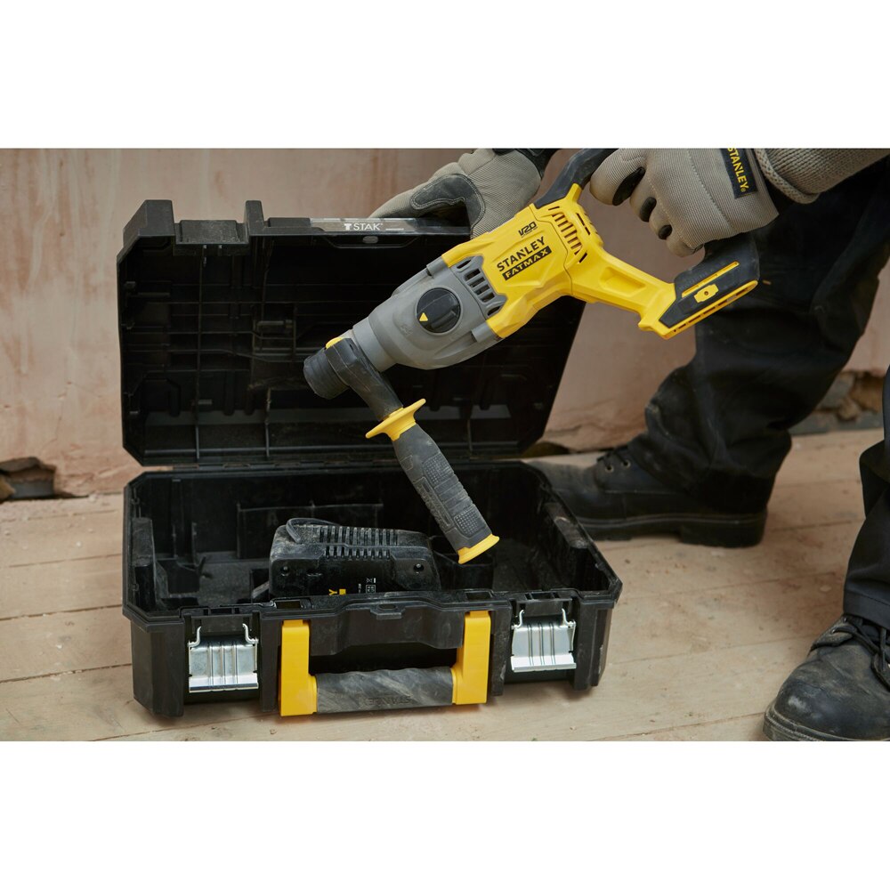 Ciocan rotopercutor STANLEY FATMAX SFMCH900M22, 2J, SDS Plus, 2 x 4Ah, 1500rpm