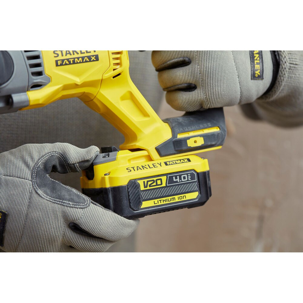 Ciocan rotopercutor STANLEY FATMAX SFMCH900M22, 2J, SDS Plus, 2 x 4Ah, 1500rpm