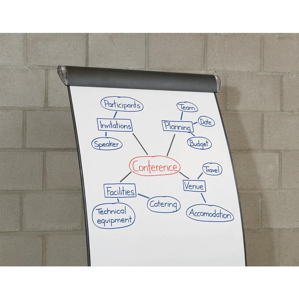 Marker pentru flipchart EDDING 380, 1.5-3 mm, 4 culori (negru, albastru, rosu, verde)