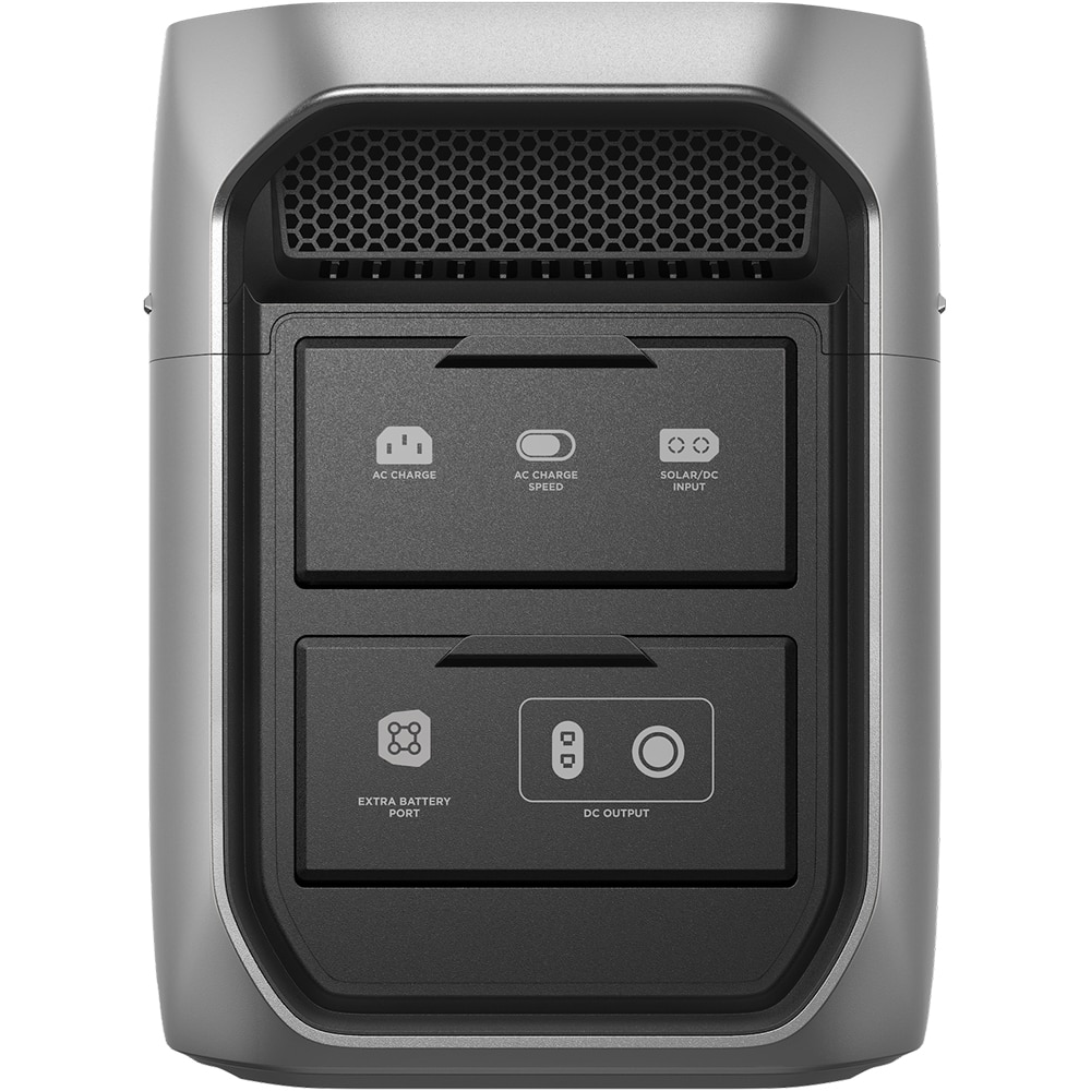 Statie de incarcare ECOFLOW Delta 3 Max Plus, 2048Wh, 3000W, negru