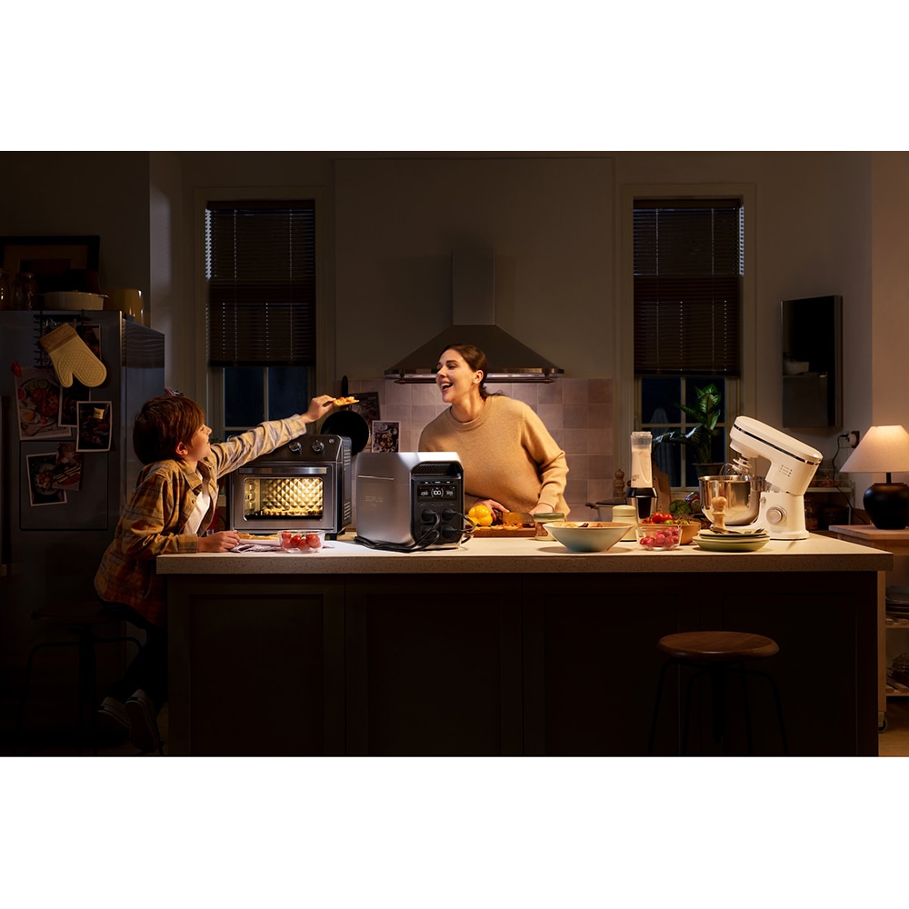 Statie de incarcare ECOFLOW Delta 3 Max Plus, 2048Wh, 3000W, negru