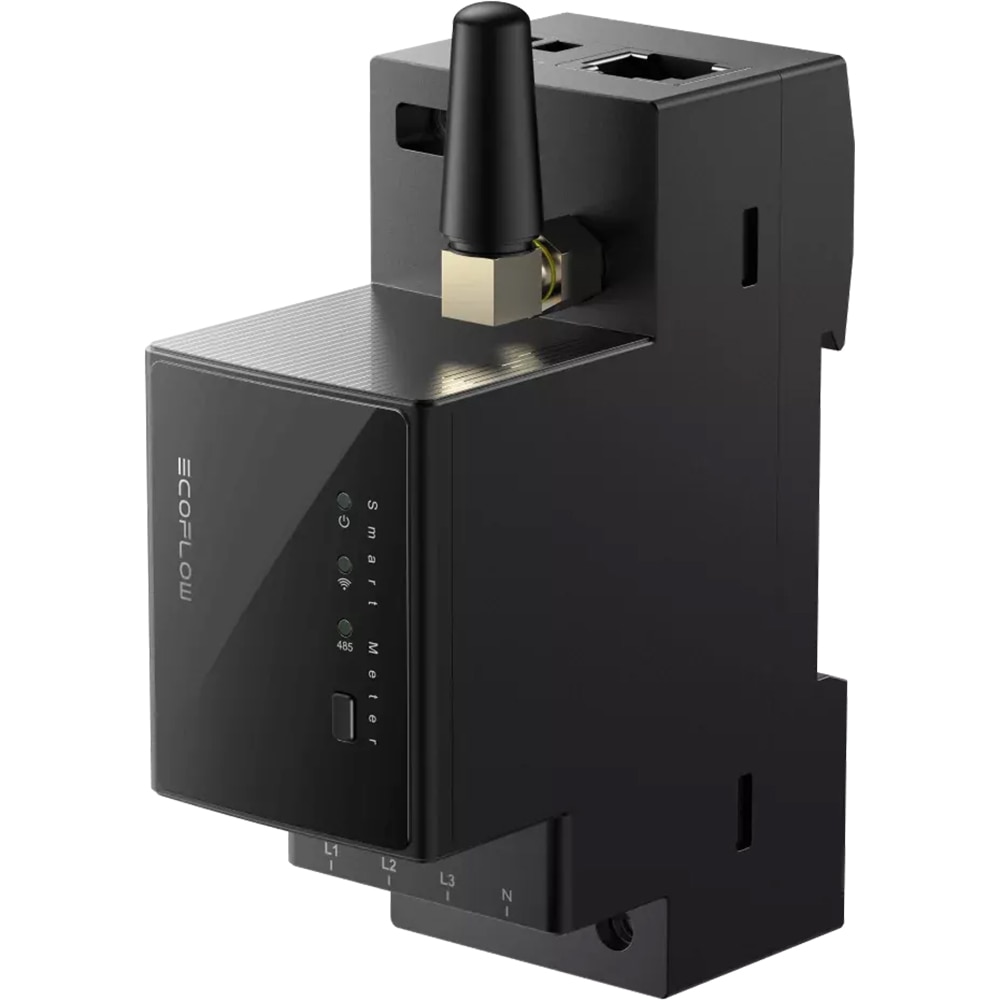Smart meter ECOFLOW, negru