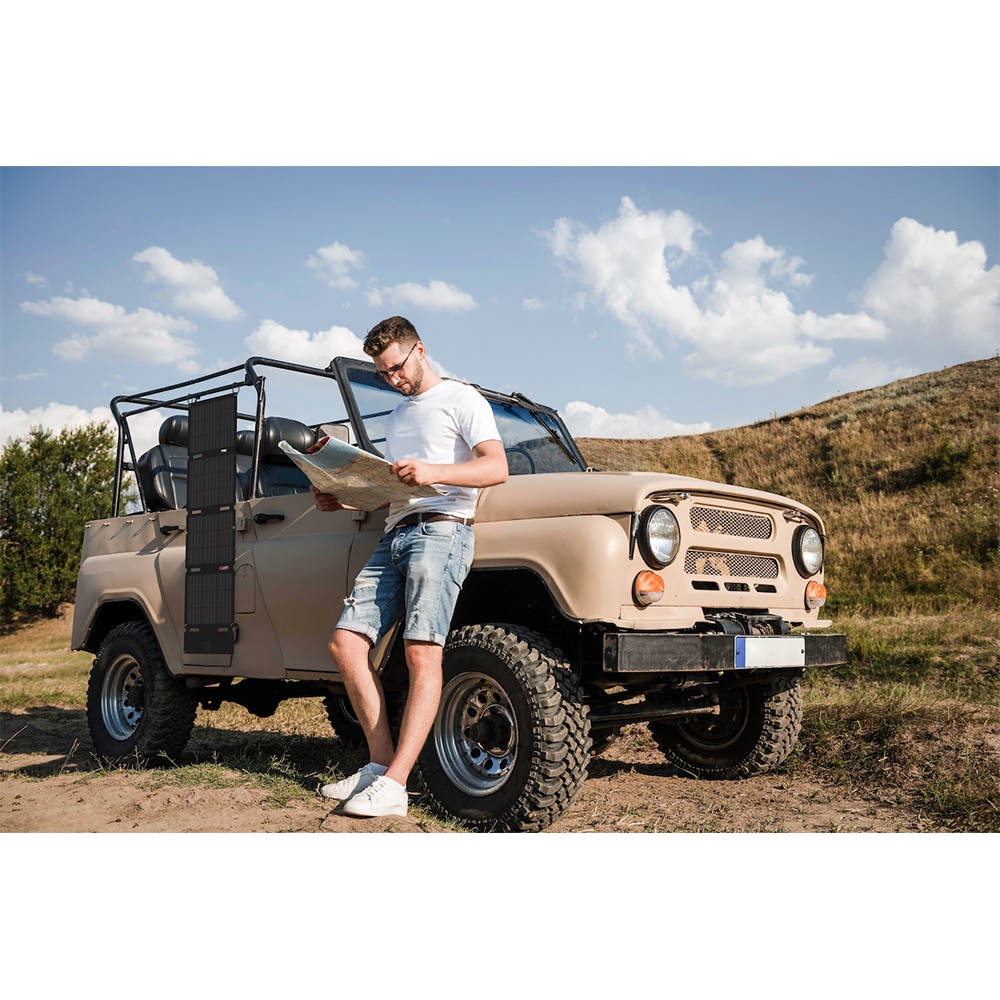 Panou solar portabil ECOFLOW, monocristalin, IP68, 45W