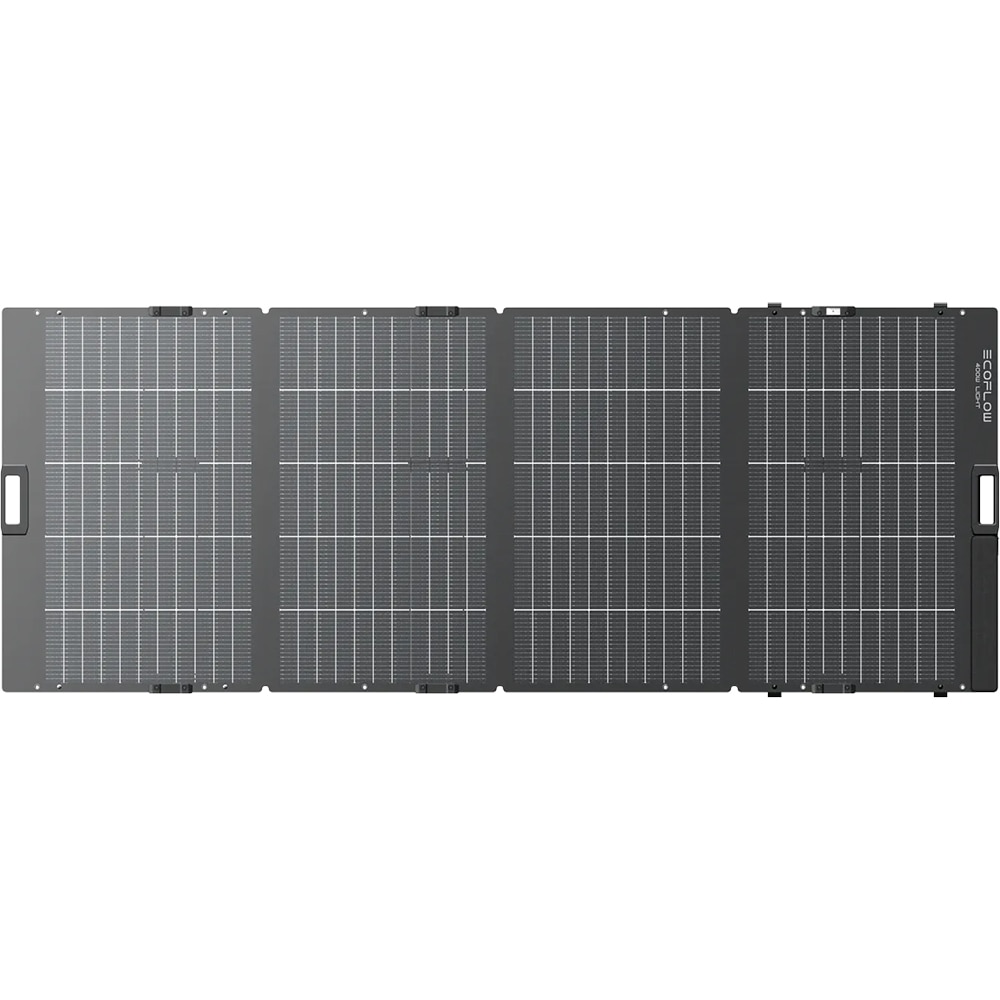 Panou solar portabil ECOFLOW, monocristalin, pliabil, IP68, 400W