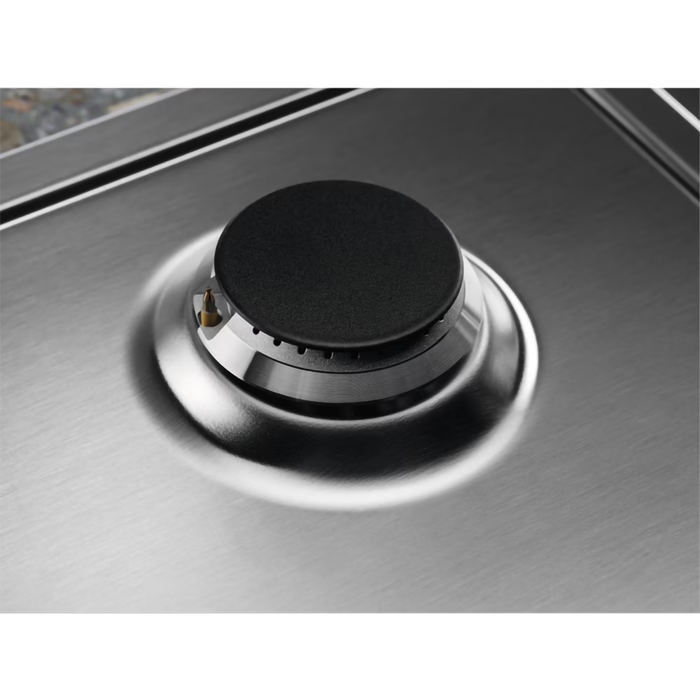 Plita incorporabila ELECTROLUX EGS64362XX, Gaz, 4 arzatoare, Wok, inox