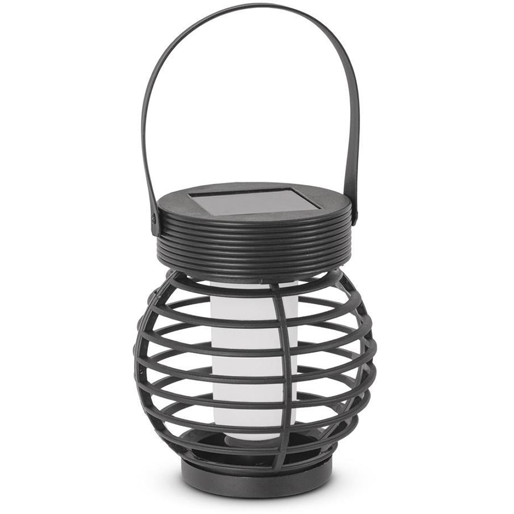 Lampa solara ENTAC EGSL-P12LF-2IN1, LED, plastic, negru